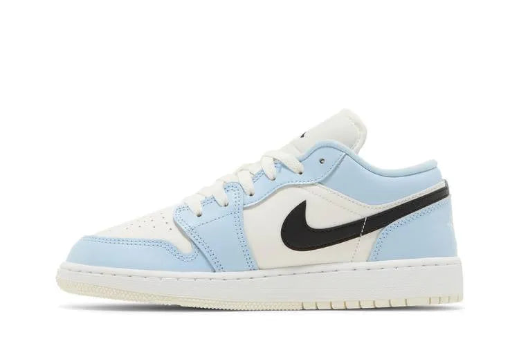 Jordan 1 Low Ice Blue Black (GS)