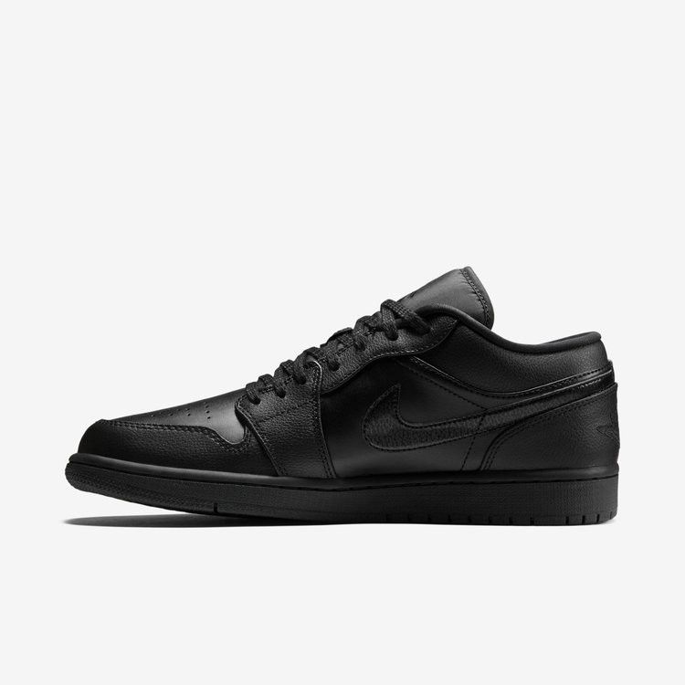 Jordan 1 Low Black Black Noir