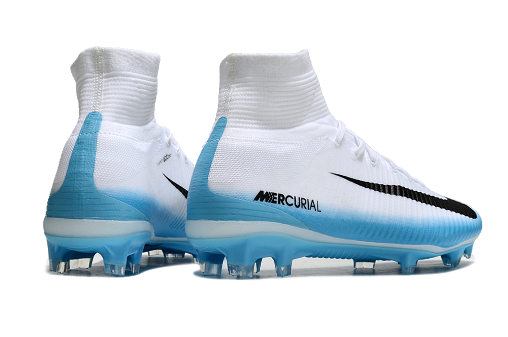 Nike Air Zoom Mercurial Superfly V Elite FG “Blanco Azul”