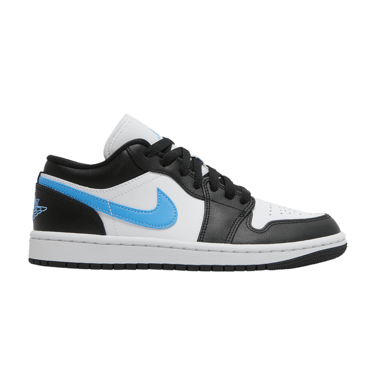 Jordan 1 Low Black University Blue White (Women's)