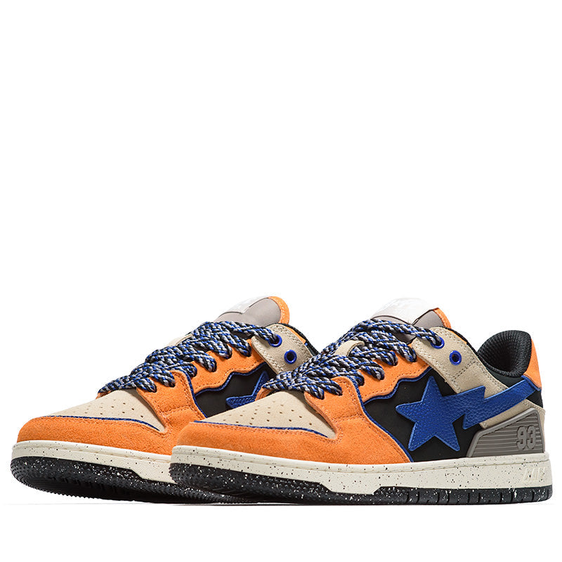 A Bathing Ape Bape Sk8 Sta #1 M2 - Orange/Blue