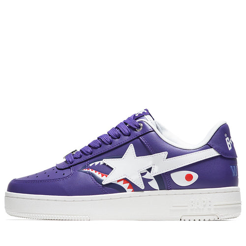 A Bathing Ape Bape Sta Shark #2 M2 - Purple/White