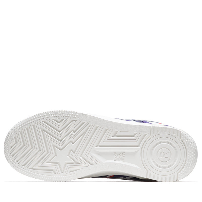 A Bathing Ape Bape Sta Shark #2 M2 - Purple/White