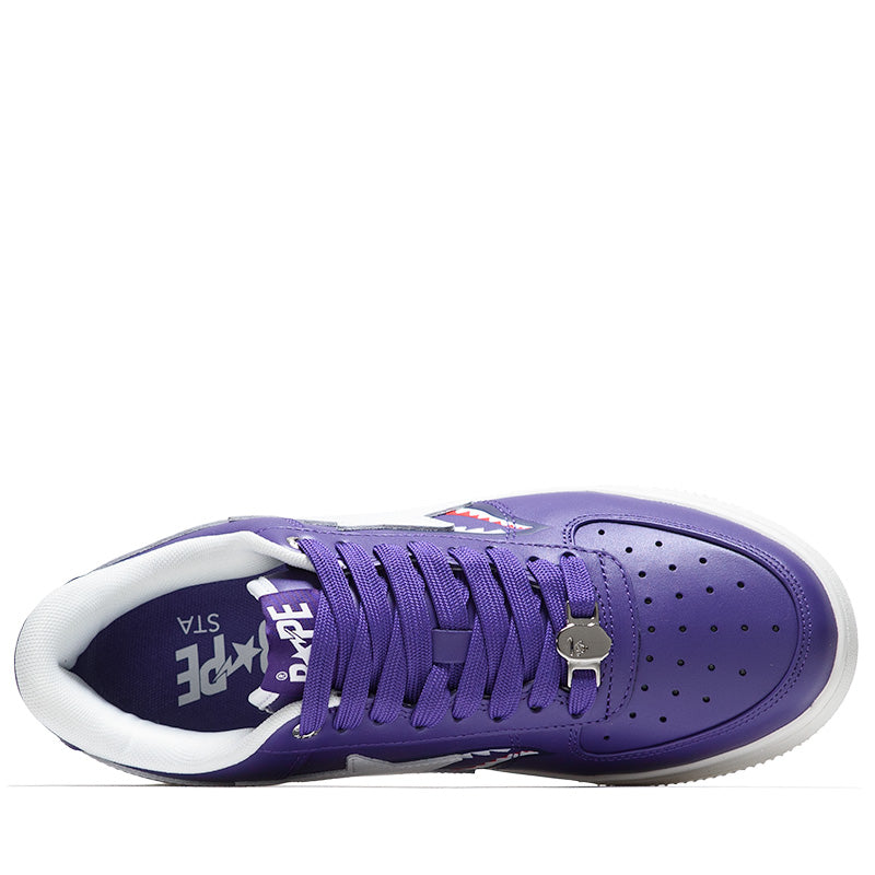 A Bathing Ape Bape Sta Shark #2 M2 - Purple/White