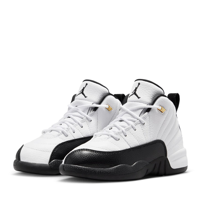 Jordan 12 Retro 'Taxi' (PS) - White/Black