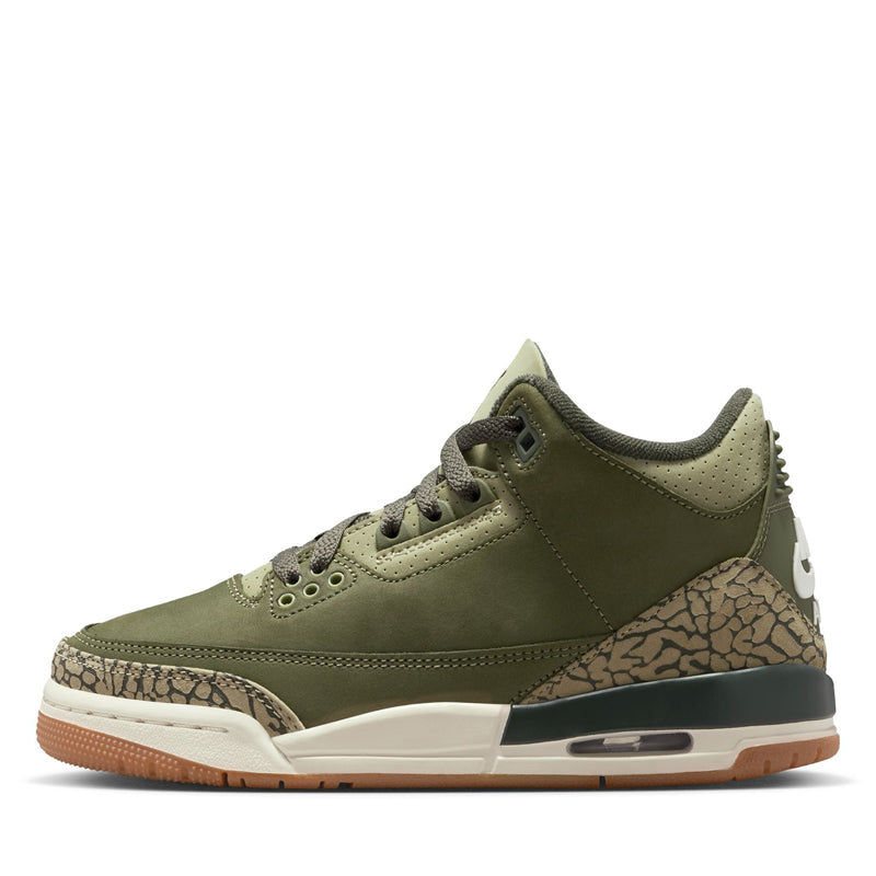 Air Jordan 3 Retro (GS) - Medium Olive/Sequoia