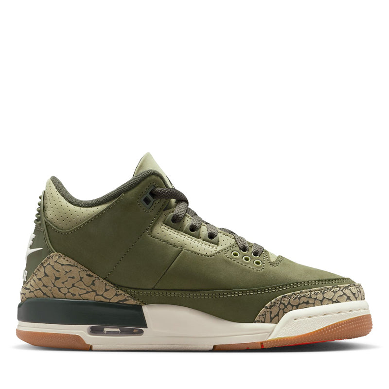 Air Jordan 3 Retro (GS) - Medium Olive/Sequoia