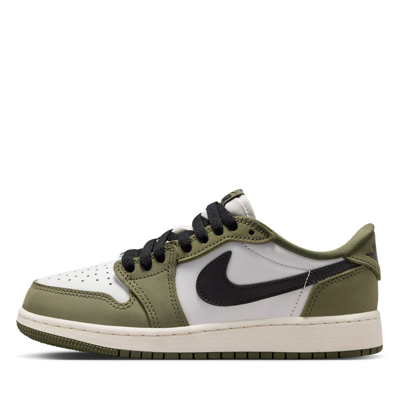 Air Jordan 1 Retro Low OG (GS) - Medium Olive/Black