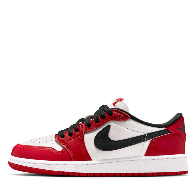 Air Jordan 1 Retro Low OG 'Chicago' (GS) - Varsity Red/Black