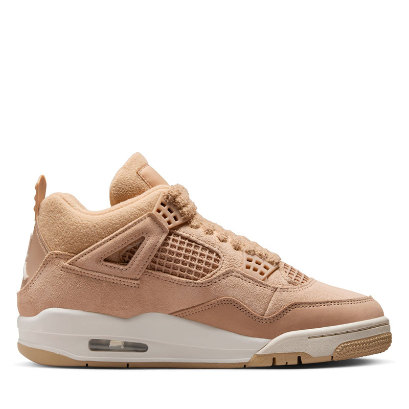 Women's Air Jordan 4 Retro 'Cozy' - Hemp/Light Orewood Brown