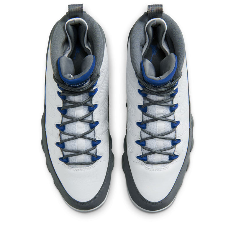 Air Jordan 9 Retro 'Flint Grey' - White/French Blue