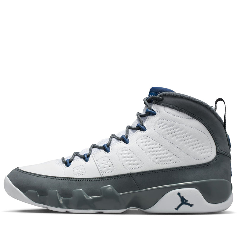 Air Jordan 9 Retro 'Flint Grey' - White/French Blue