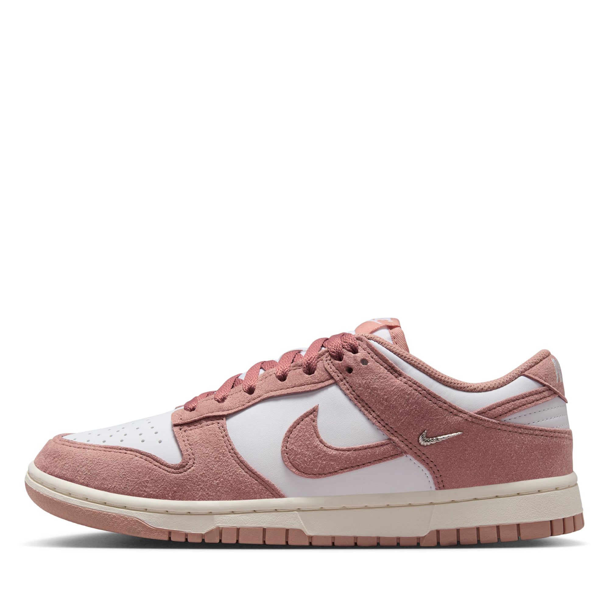 Women's Nike Dunk Low - White/Particle Pink
