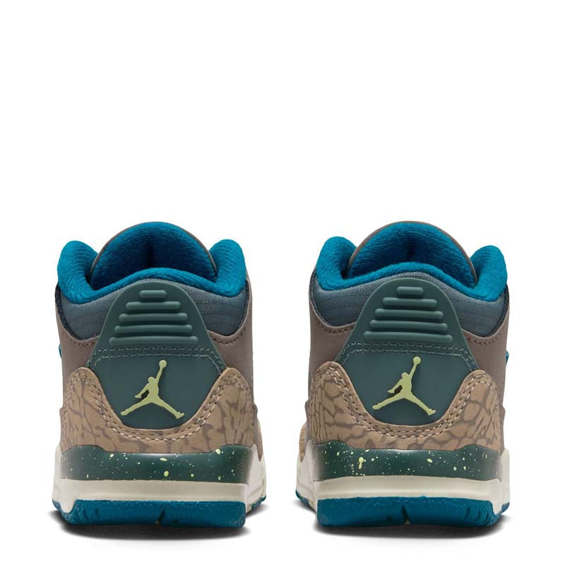 Jordan 3 Retro (TD) - Olive Grey/Green Abyss