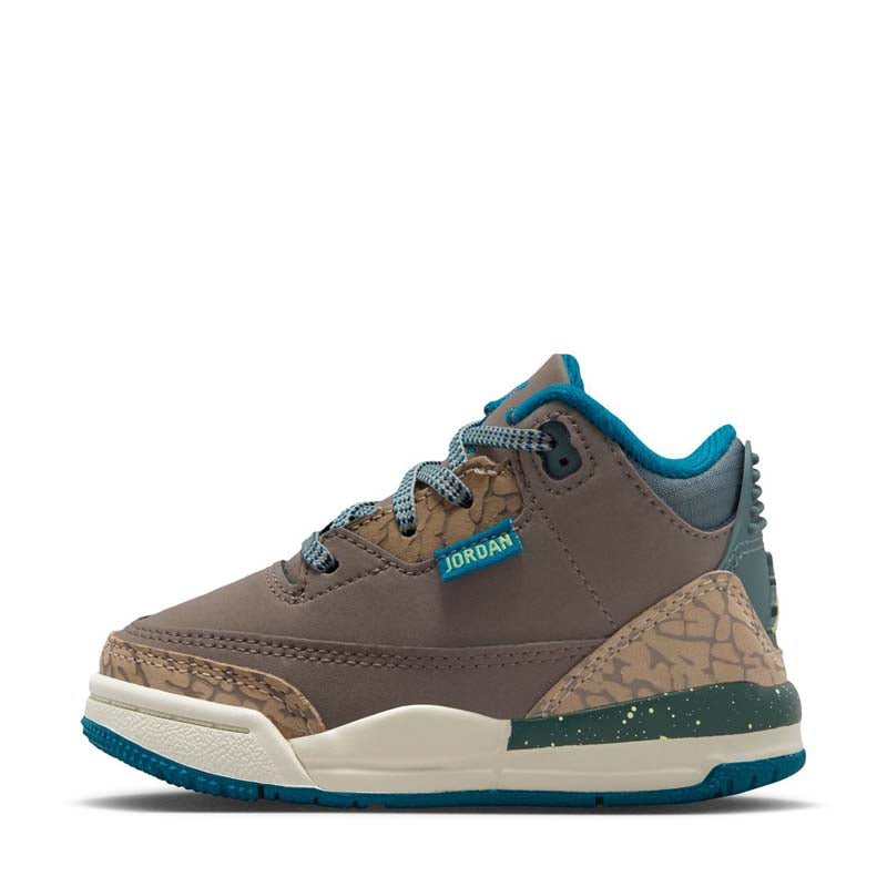 Jordan 3 Retro (TD) - Olive Grey/Green Abyss