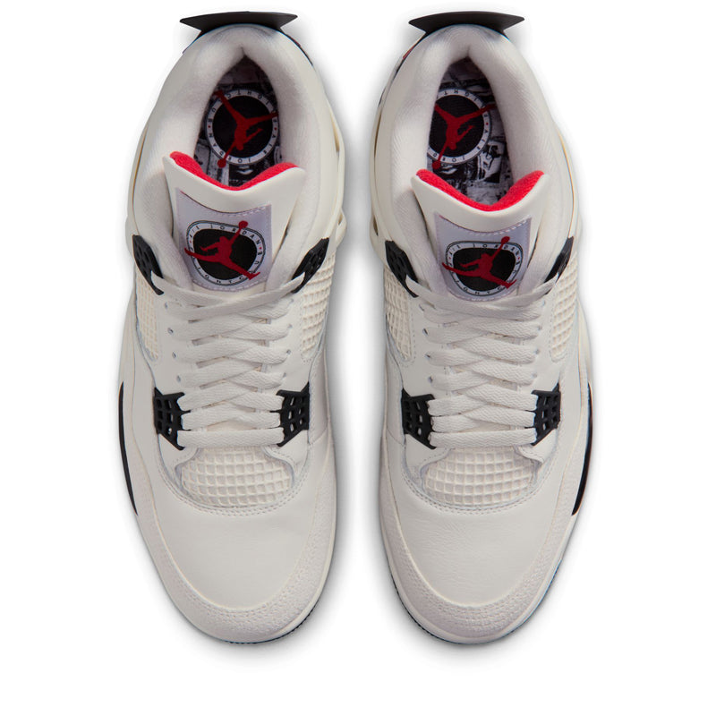 Air Jordan 4 Retro 'Flight Club' - Sail/Black