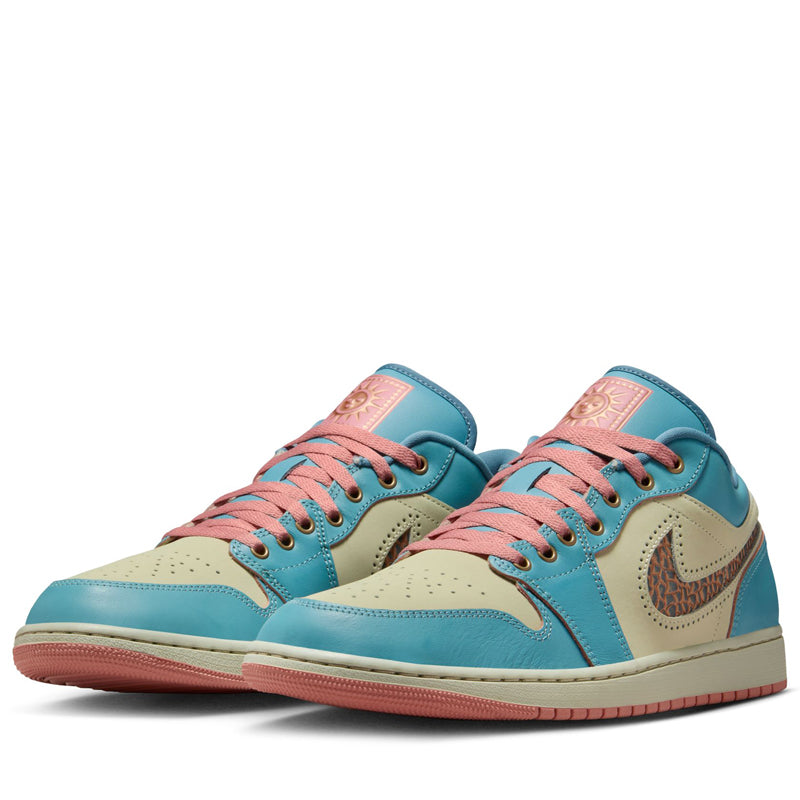 Air Jordan 1 Low SE 'Somos Eternos' - Denim Turquoise/Smoky Blue