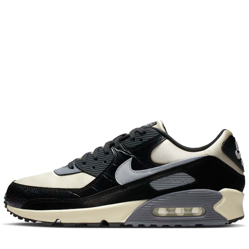 Nike Air Max 90 'Croc Skin' - Coconut Milk/Black