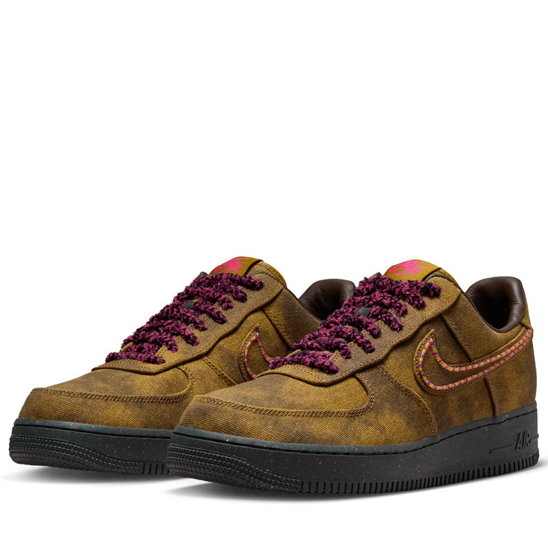 Nike Air Force 1 Boucle QS - Desert Moss/Fierce Pink