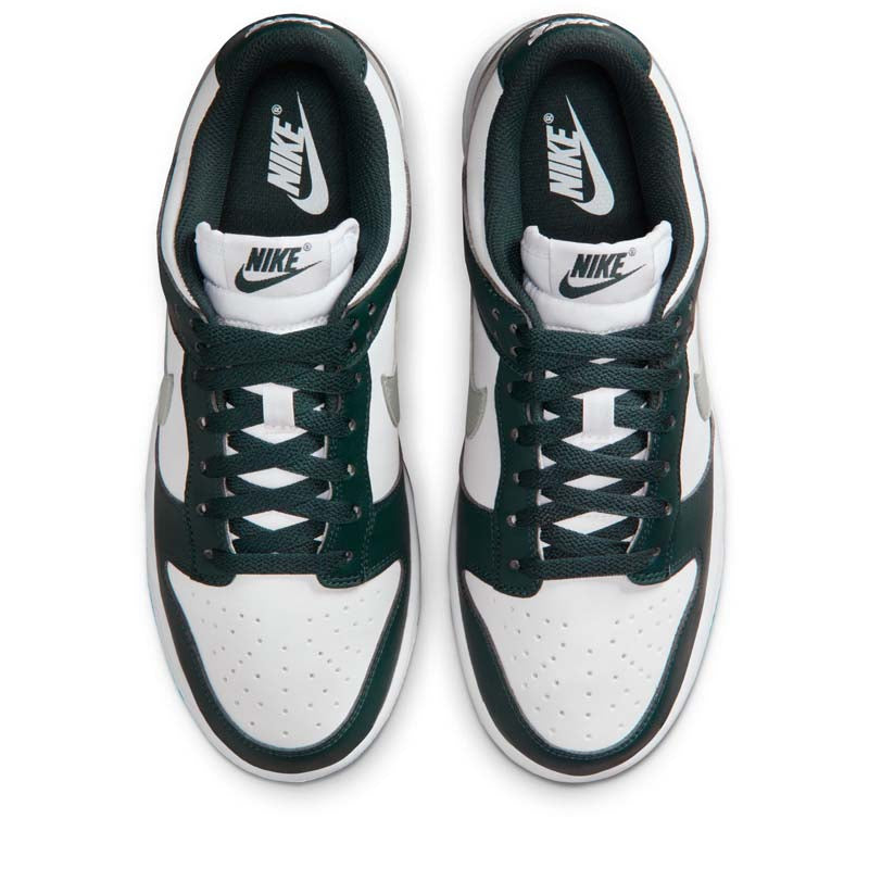 Women's Nike Dunk Low - Seaweed/Metallic Silver