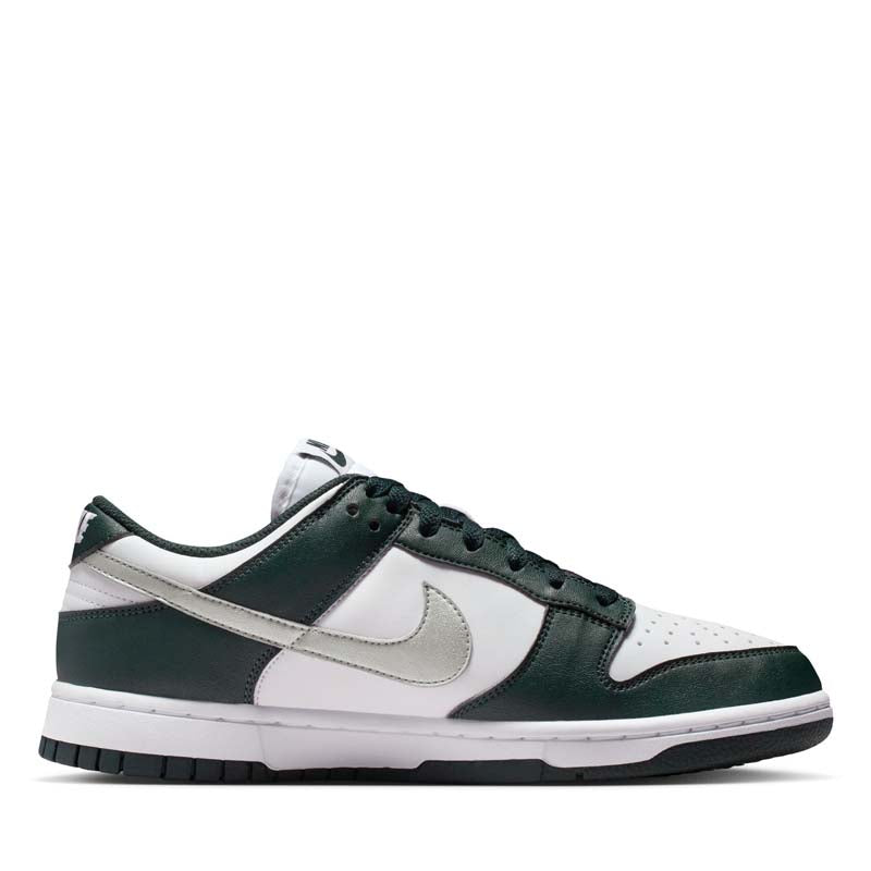 Women's Nike Dunk Low - Seaweed/Metallic Silver