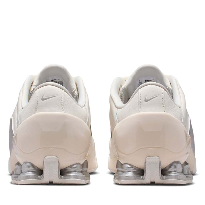 Women's Nike T90 Shox Magia - Sail/Metallic Silver