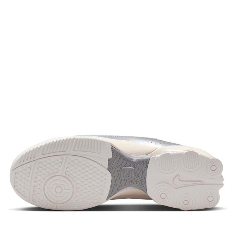 Women's Nike T90 Shox Magia - Sail/Metallic Silver