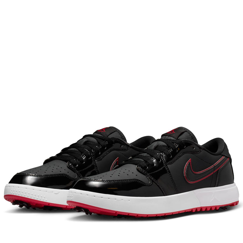 Air Jordan 1 Low Golf 'Bred' - Black/Varsity Red
