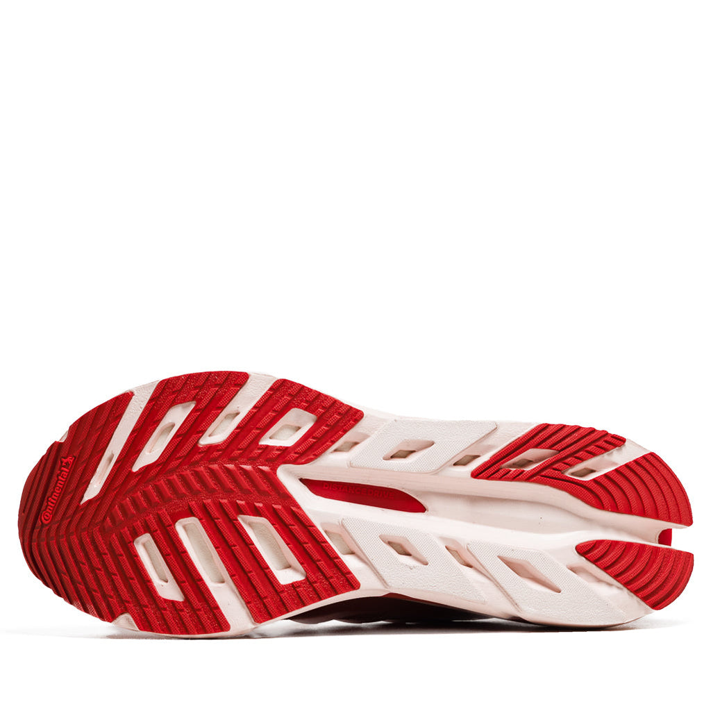 Politics x Adidas Adistar HRMY 'Red Snapper' - Bright Red/Off White