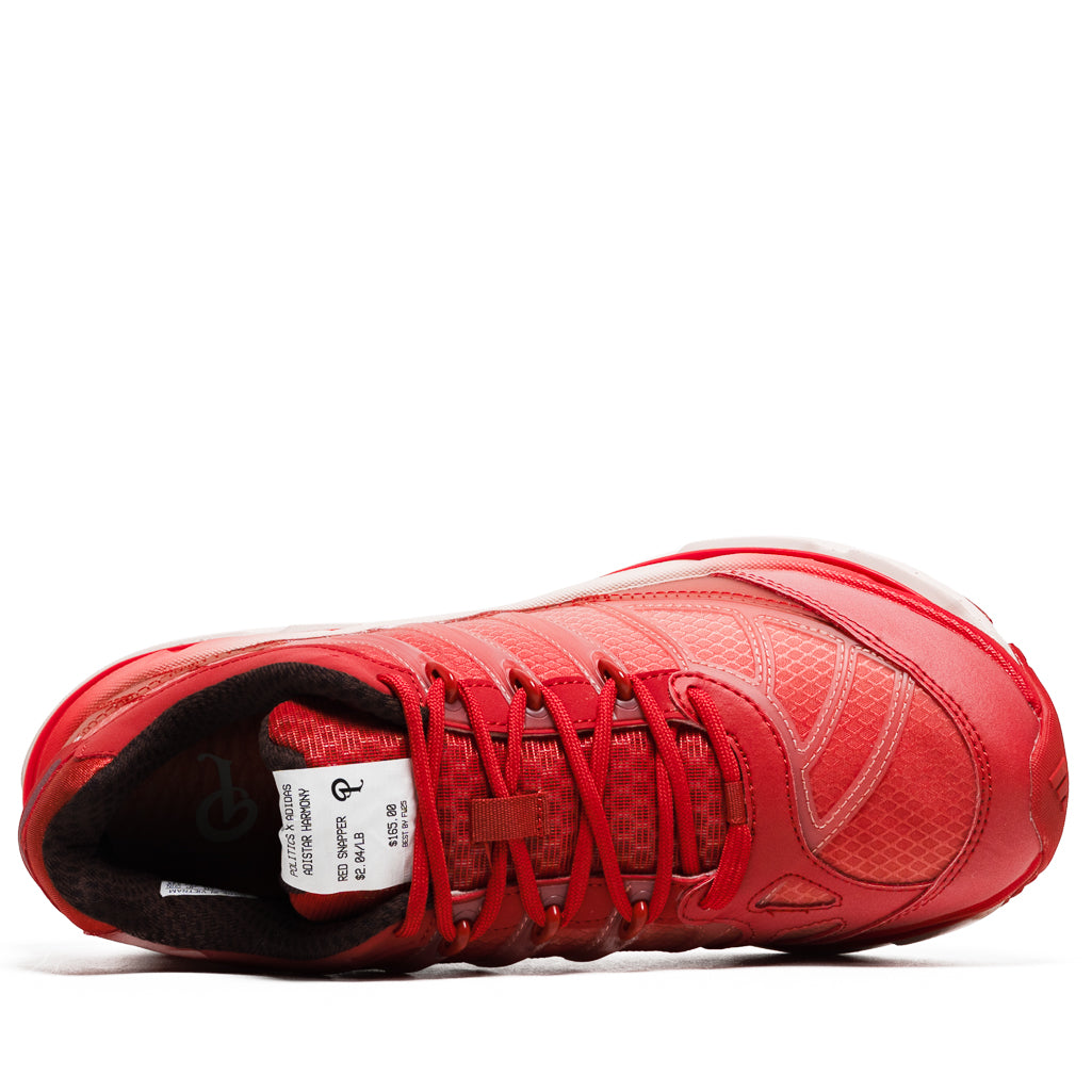 Politics x Adidas Adistar HRMY 'Red Snapper' - Bright Red/Off White