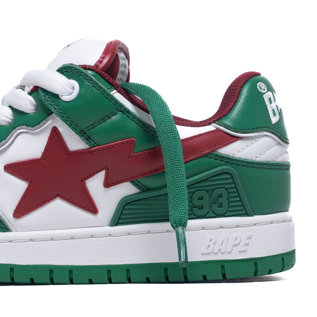 A Bathing Ape New Bape Sk8 Sta #1 M2 - Green/Red