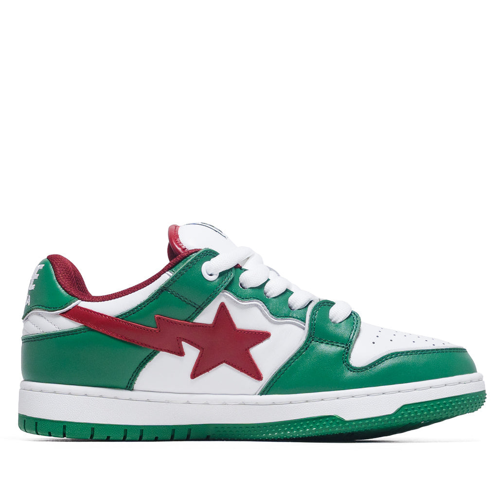 A Bathing Ape New Bape Sk8 Sta #1 M2 - Green/Red