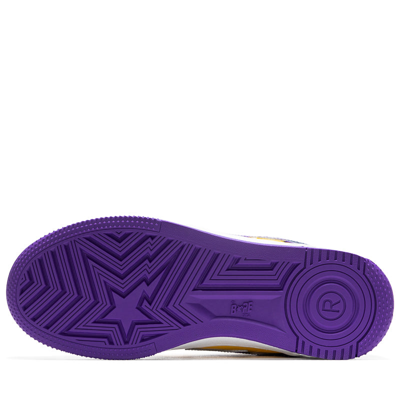 A Bathing Ape Bape Sta #4 M2 - Purple/Yellow
