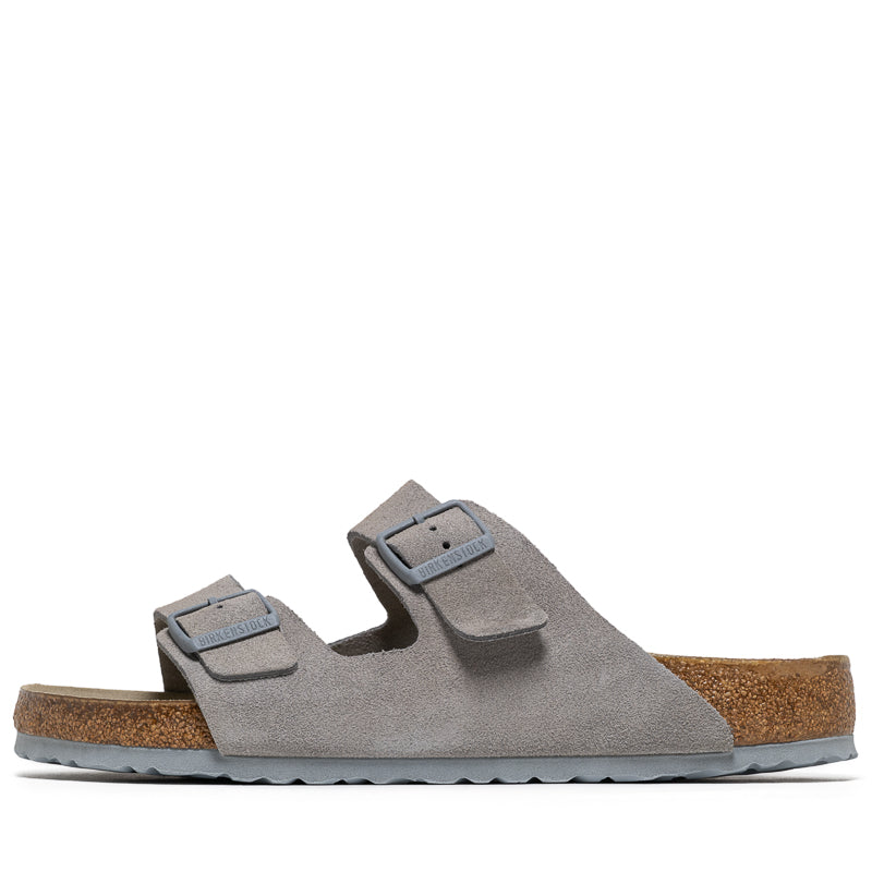 Birkenstock Arizona Soft Footbed Suede - Stone Coin