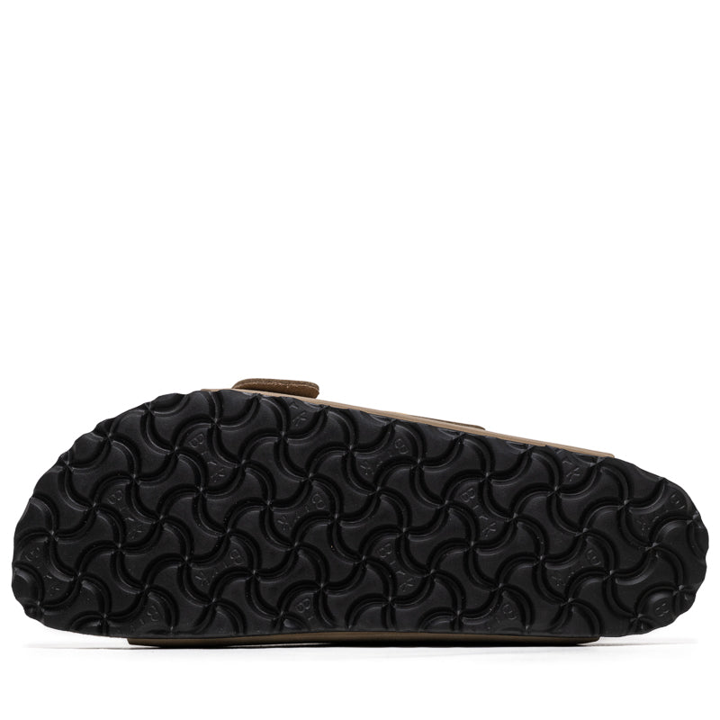 Women's Birkenstock Arizona Big Buckle Oiled Leather - Tobacco Brown