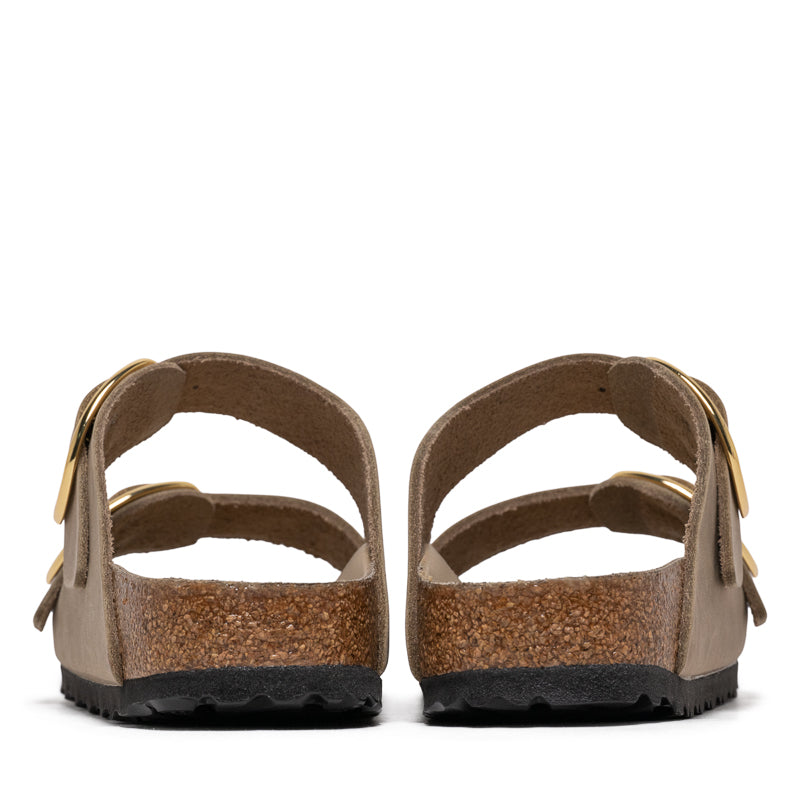 Women's Birkenstock Arizona Big Buckle Oiled Leather - Tobacco Brown
