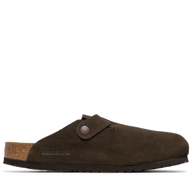 Birkenstock Boston Soft Footbed Suede - Mocha