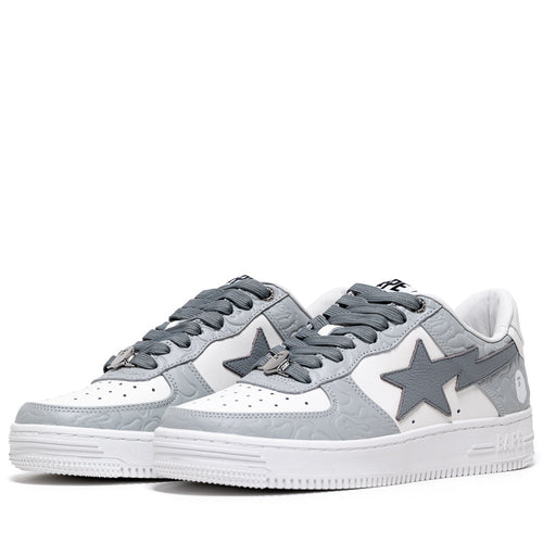 A Bathing Ape Bape Sta #4 M1 - Grey/White