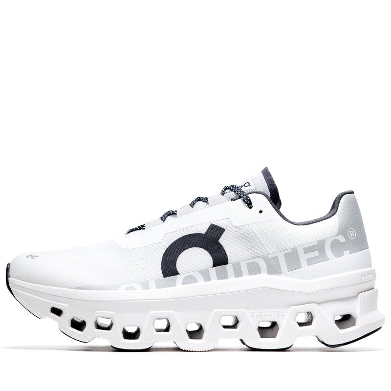 On Cloudmonster - All White