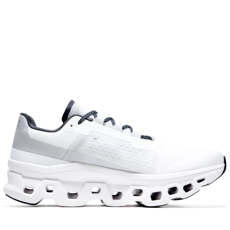 On Cloudmonster - All White