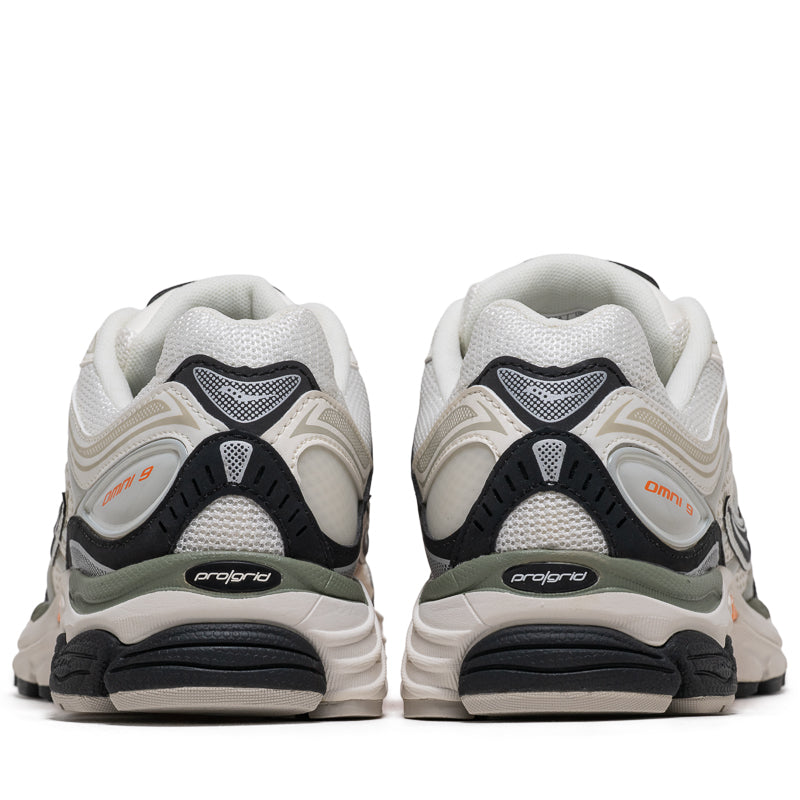 Saucony Progrid Omni 9 'Tomorrow, Meet Yesterday' - White/Turmeric