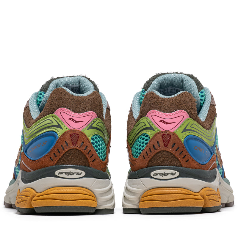 Politics x Saucony ProGrid Omni 9 'Sportsman's Paradise' - Blue/Brown