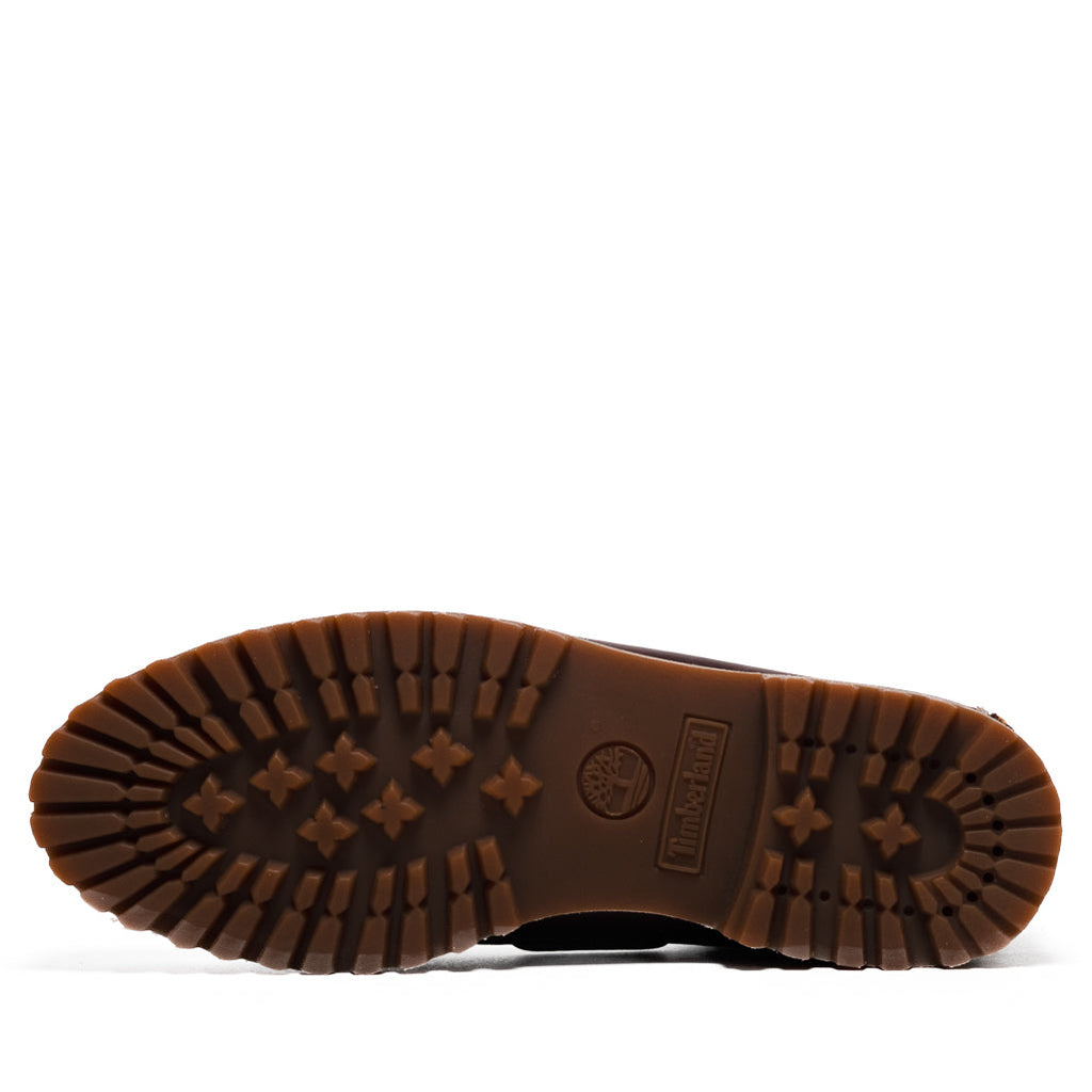 Timberland Authentic 3-Eye Lug Boat Shoe - Burgundy