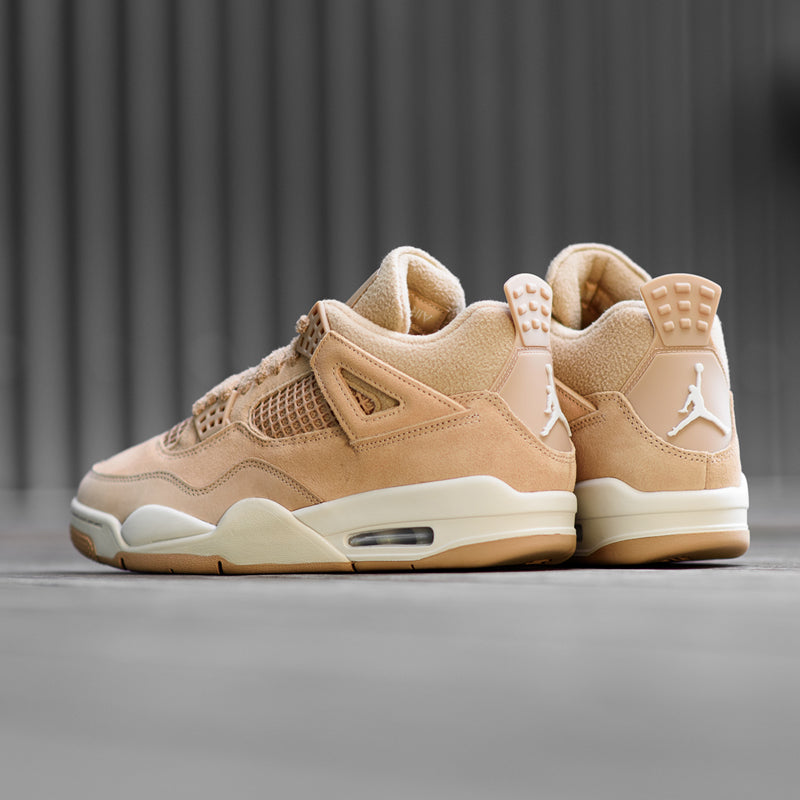 Women's Air Jordan 4 Retro 'Cozy' - Hemp/Light Orewood Brown